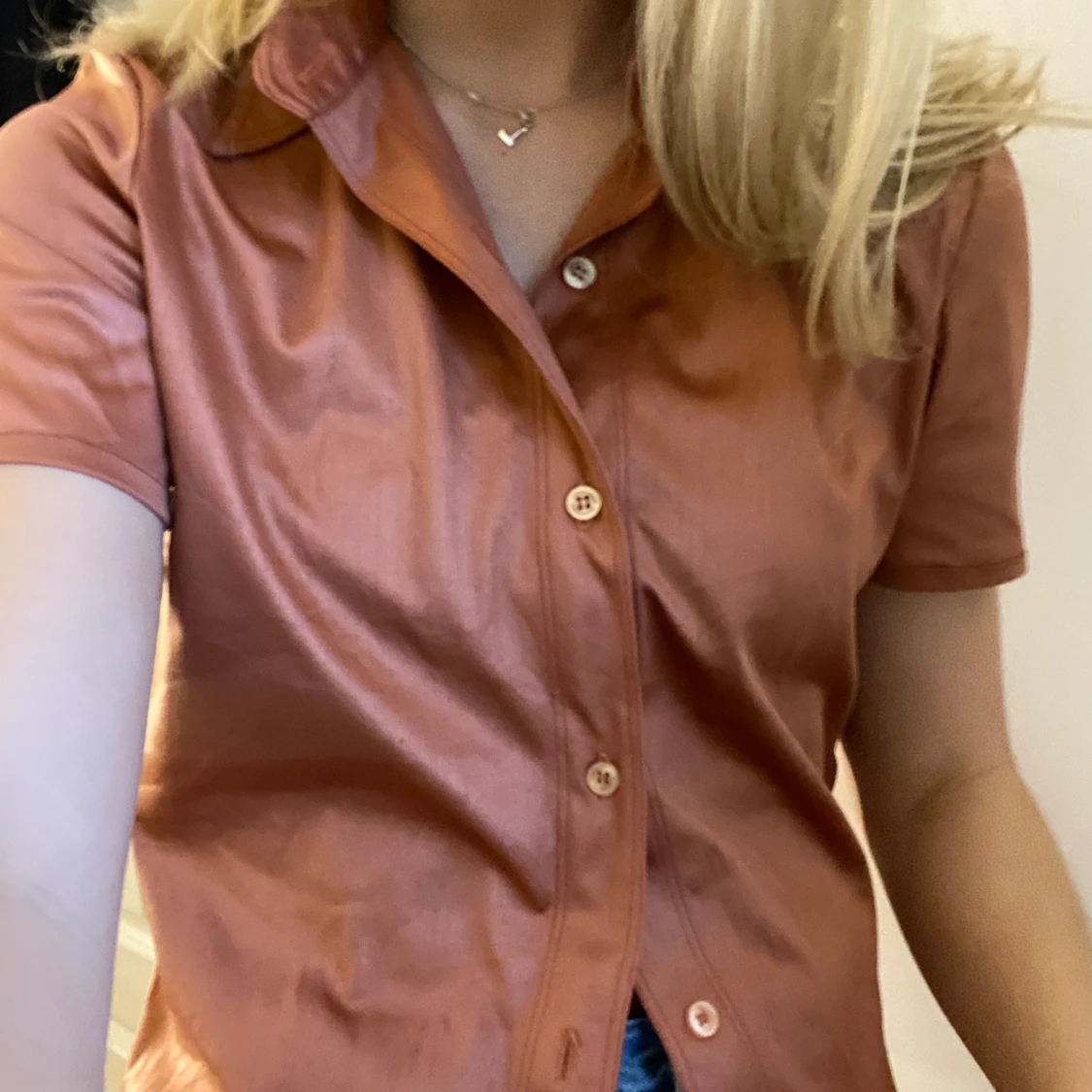 Jättefin vintage blus! Stl S - 91