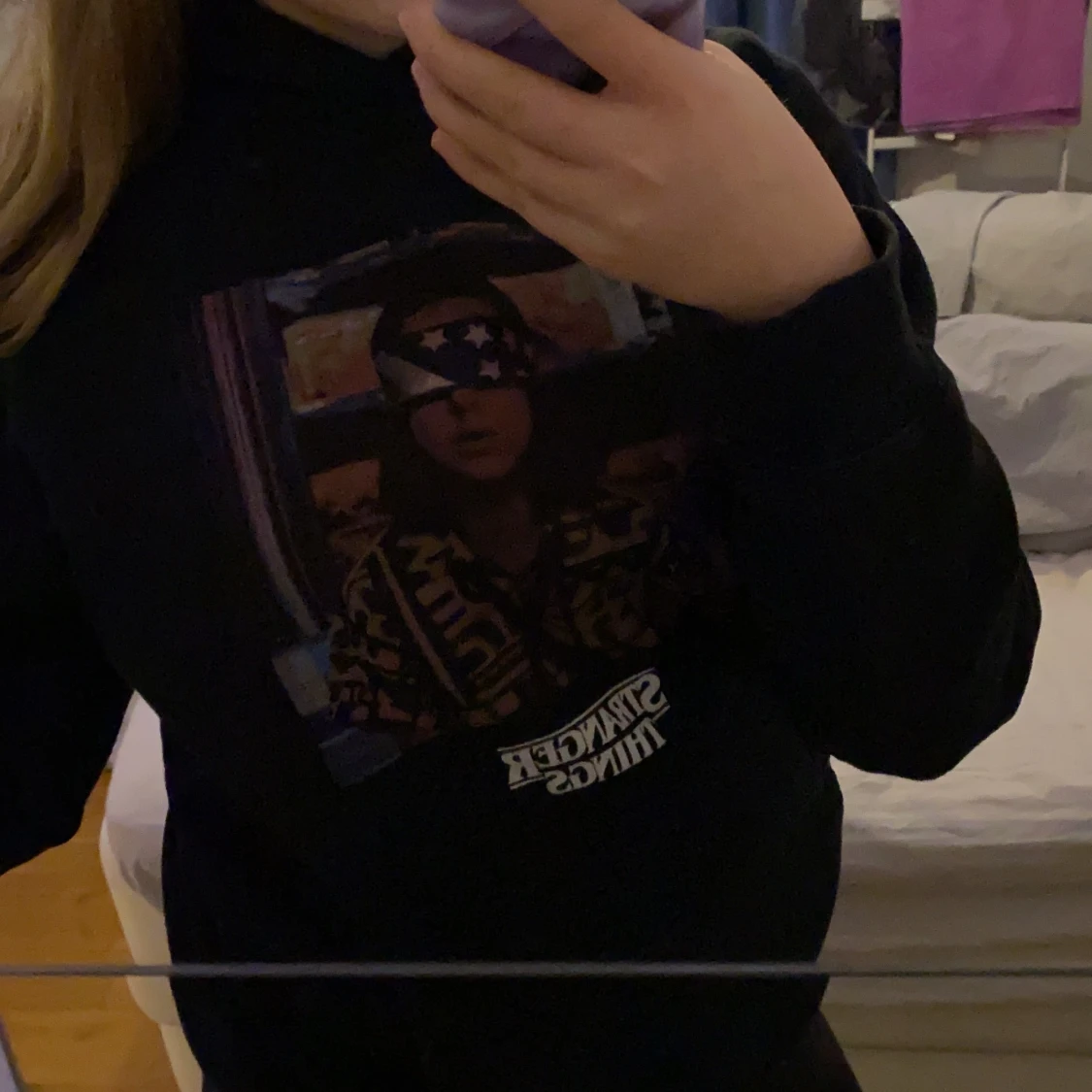 Säljer nu min fina stranger things hoodie från pull&bear då den inte kommer till användning❤️ - 91