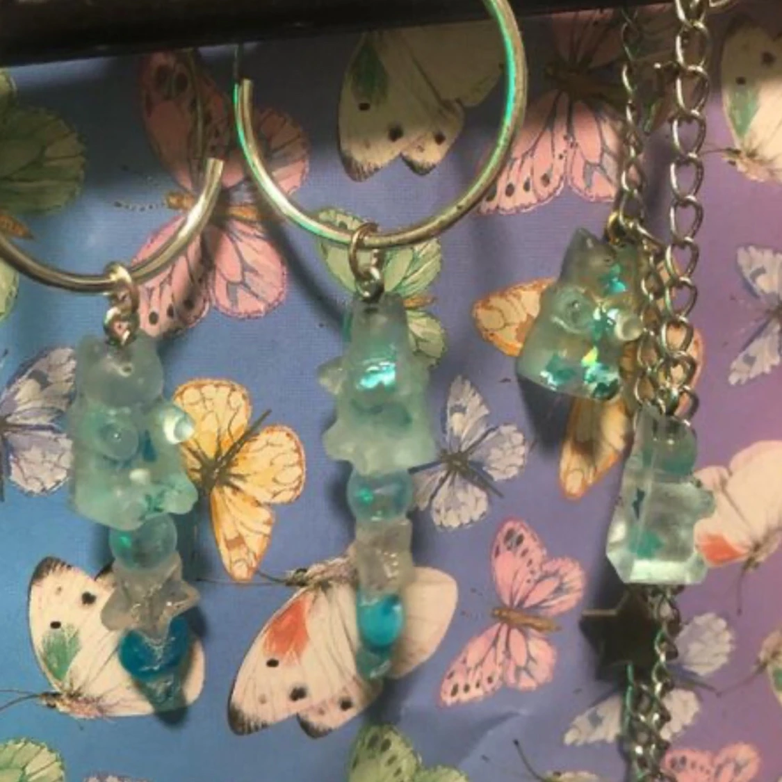 Örhängen resingummibjörnar med armband💖 - 90