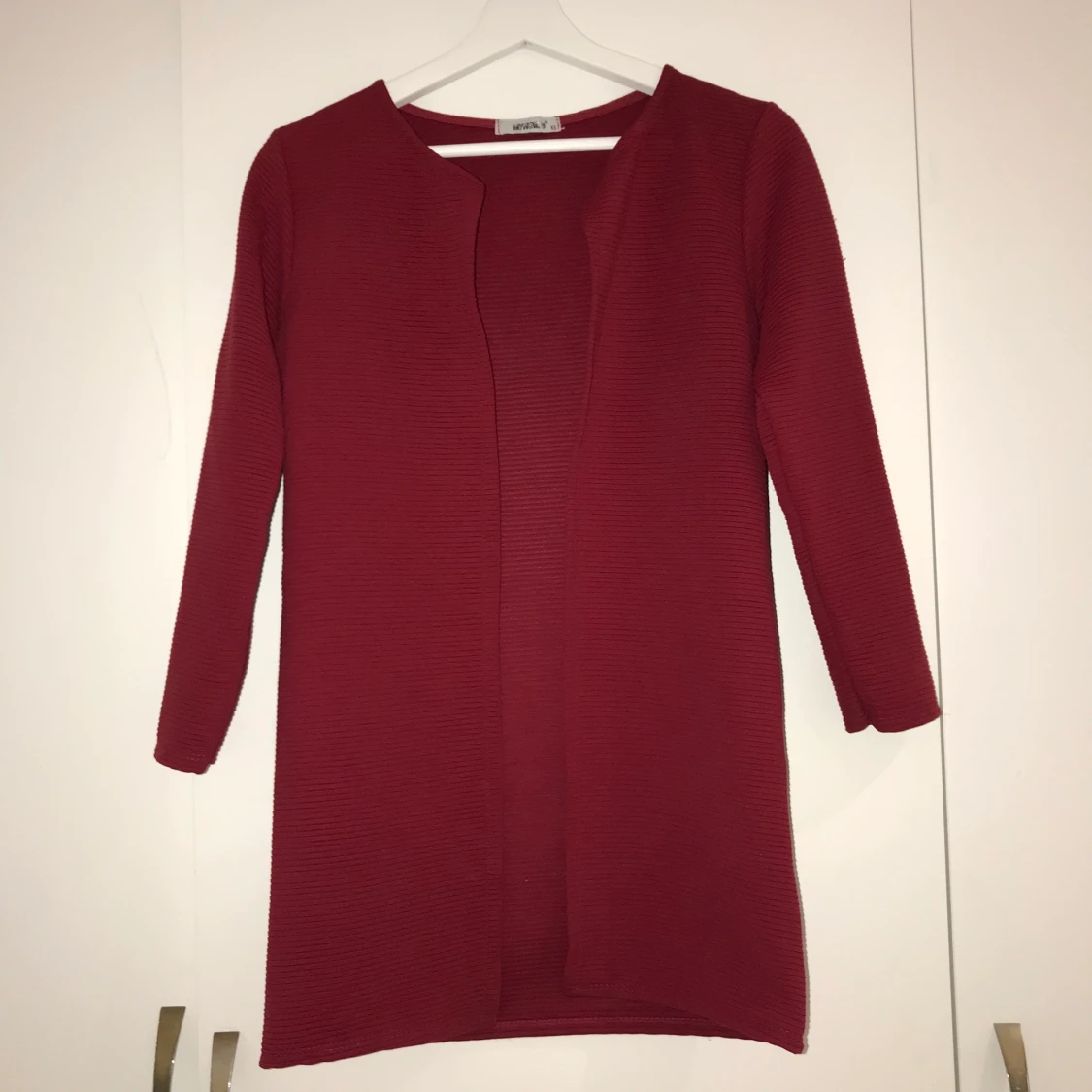 Röd cardigan strl xs