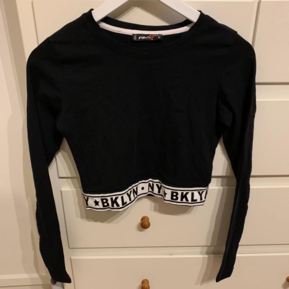 Krop top tröja - 90