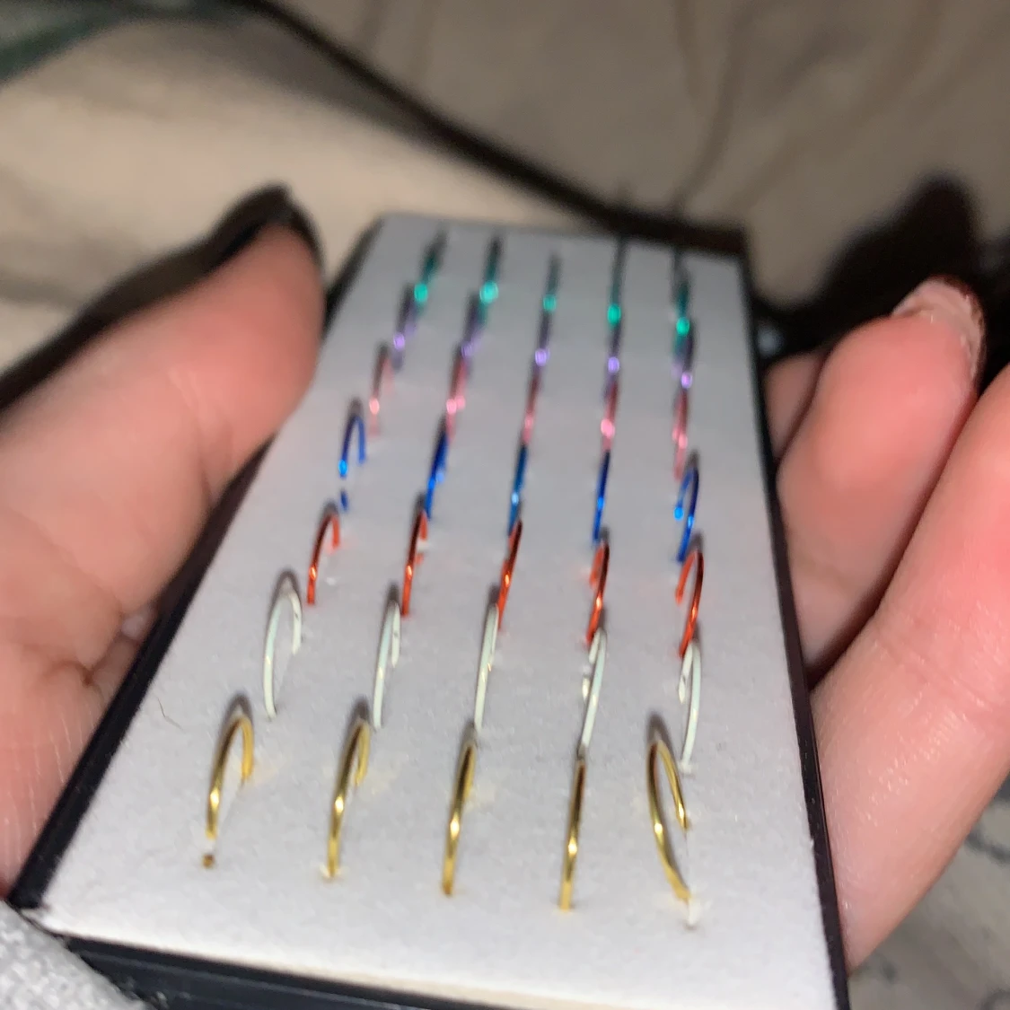 38st näsringar/örhänge  - 91