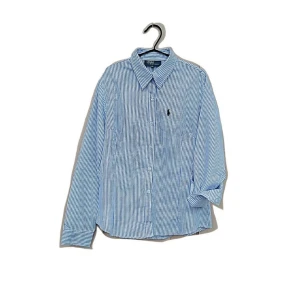  - 🚤⛵☀️🌊Chic och klassisk äkta YSL-skjorta! Bomull. Gott skick. Liten i storleken.