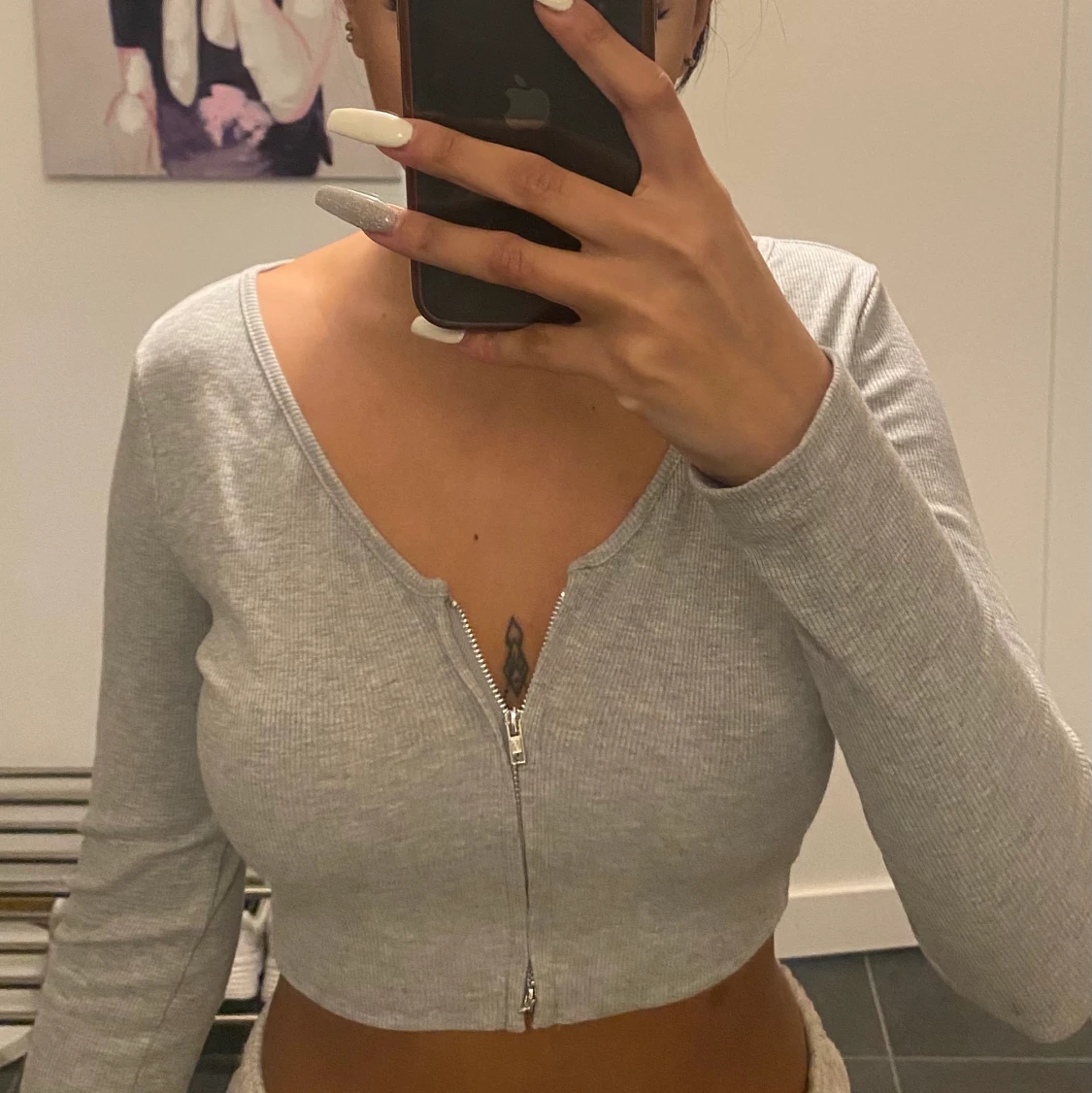 Topp med dragkedja från SHEIN