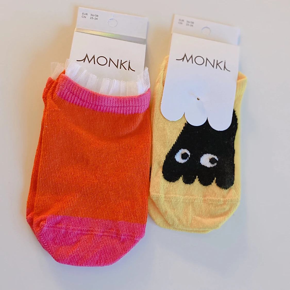 ✨🧡 söta monki spets-strumpor 🧡✨ - 90