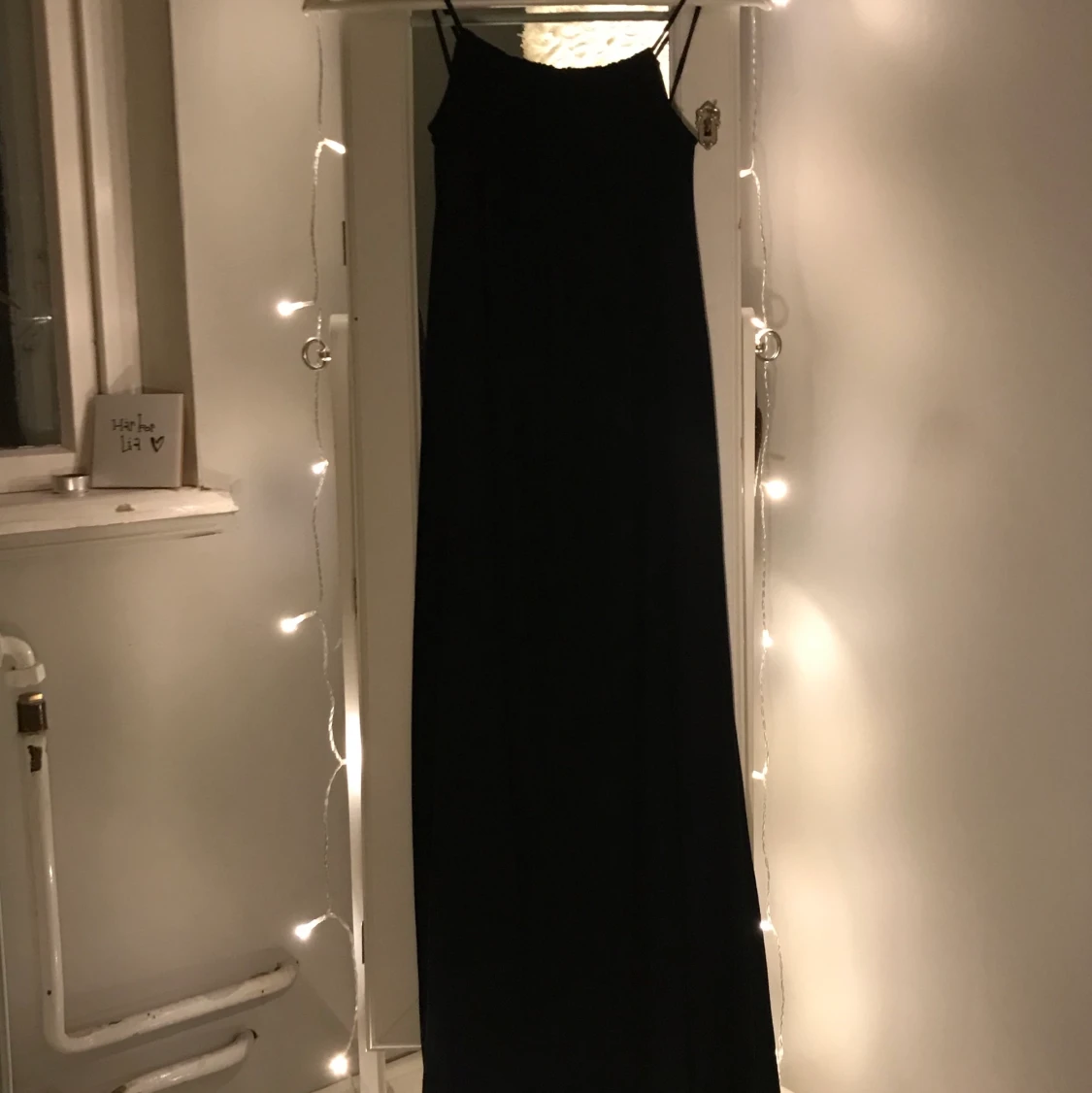 Basic svart långklänning i storlek XS/S - 90