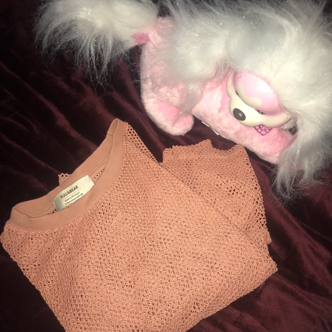 Beige fishnet tröja från pull&bear💗 - 91
