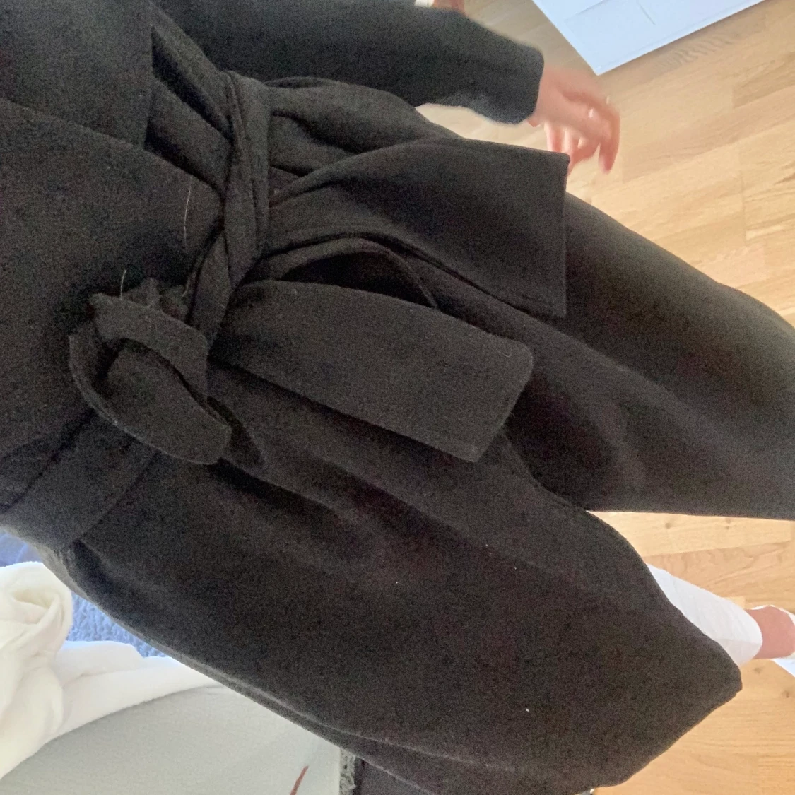 Svart trenchcoat - 91