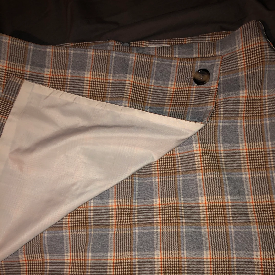 Rutig kjol från h&m - 90