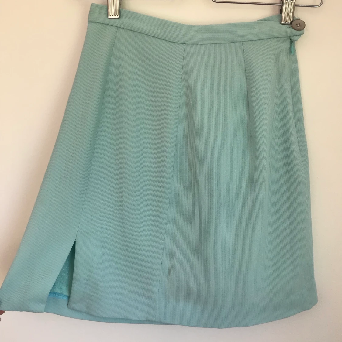 Jättefin turkos pastell kjol - 90