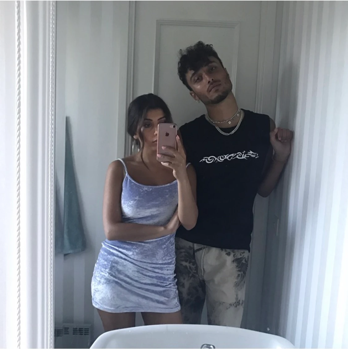 Lilac klänning  - 90