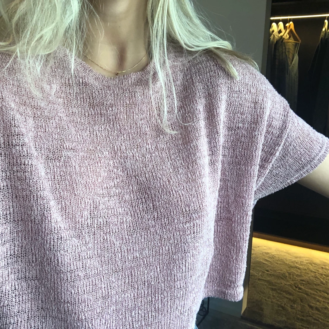 Stickad t-shirt - 91