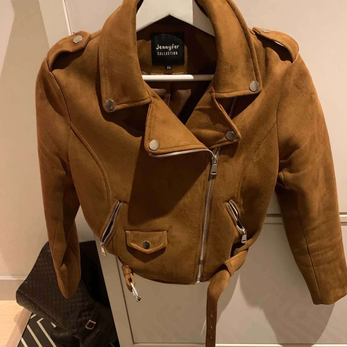 Brun mocca höstjacka