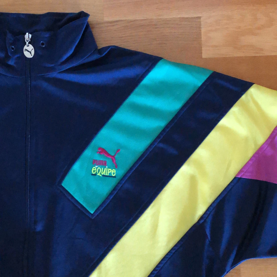 Vintage Puma Equipe zipper! - 90