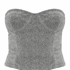 Topp - Glitter grå topp 