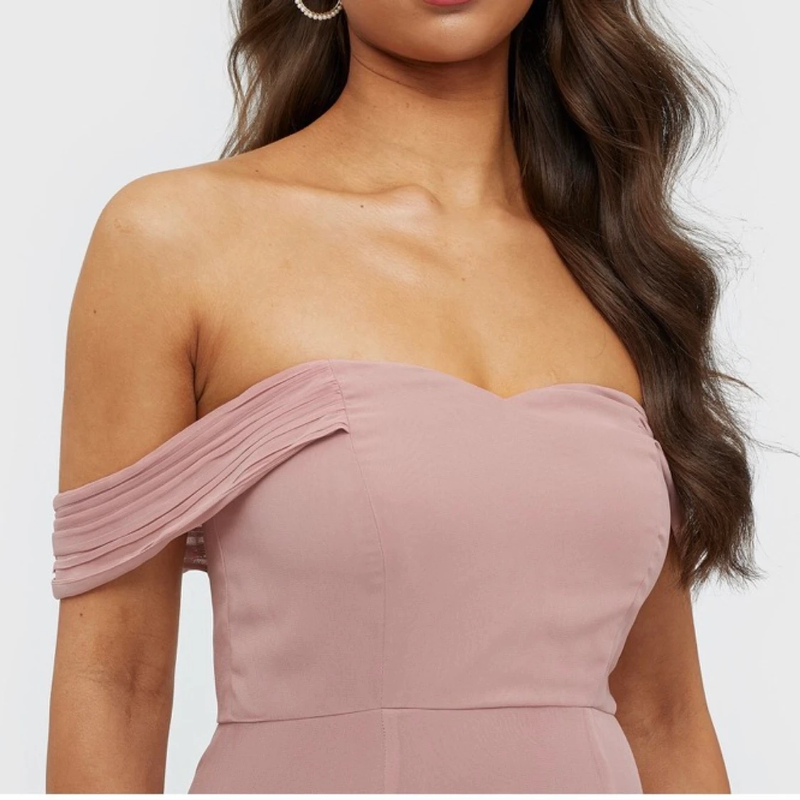 Off shoulder klänning - 91