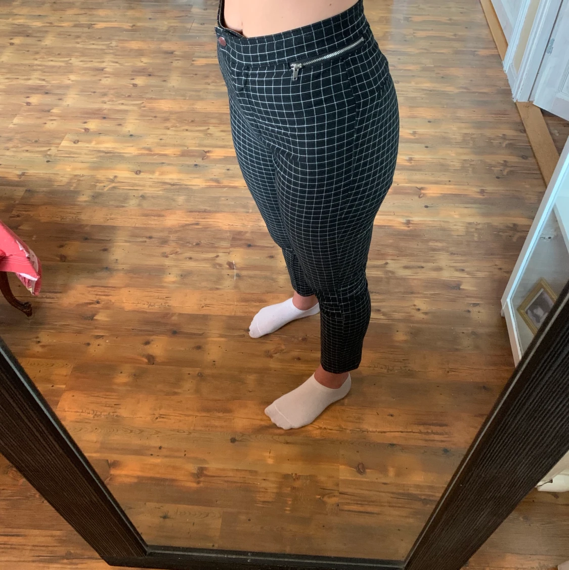 Rutiga byxor - 50kr  - 91