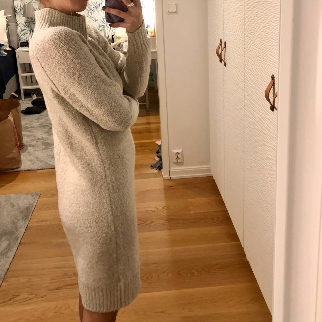 Stickad klänning från Hm - 90