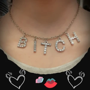  - BITCH HALSBAND! Material: metall Märke: Light Of TechnologyQuella Går att justera i princip hur mycket som helst-fästet passar i alla hål på kedjan. Frakt: 11