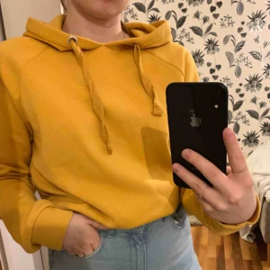  - Fin mörkgul hoodie från Gina Tricot. Använd få gånger därför i väldigt bra skick. Supermjuk invändigt!  Kan mötas upp i Växjö annars står köpren för frakt 💖