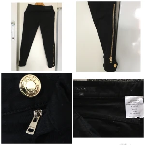 GUCCI BYXOR I stl S - GUCCI made in Italy byxor i stl 40 som är EU stl S. Aldrig använd. I ny skick med gula guldiga knappar 