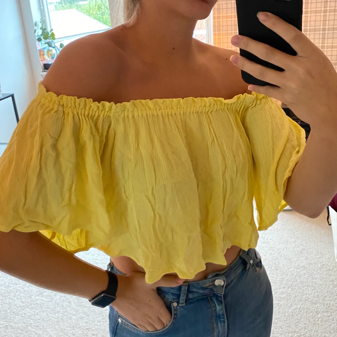 Gul axeltröja  - 90