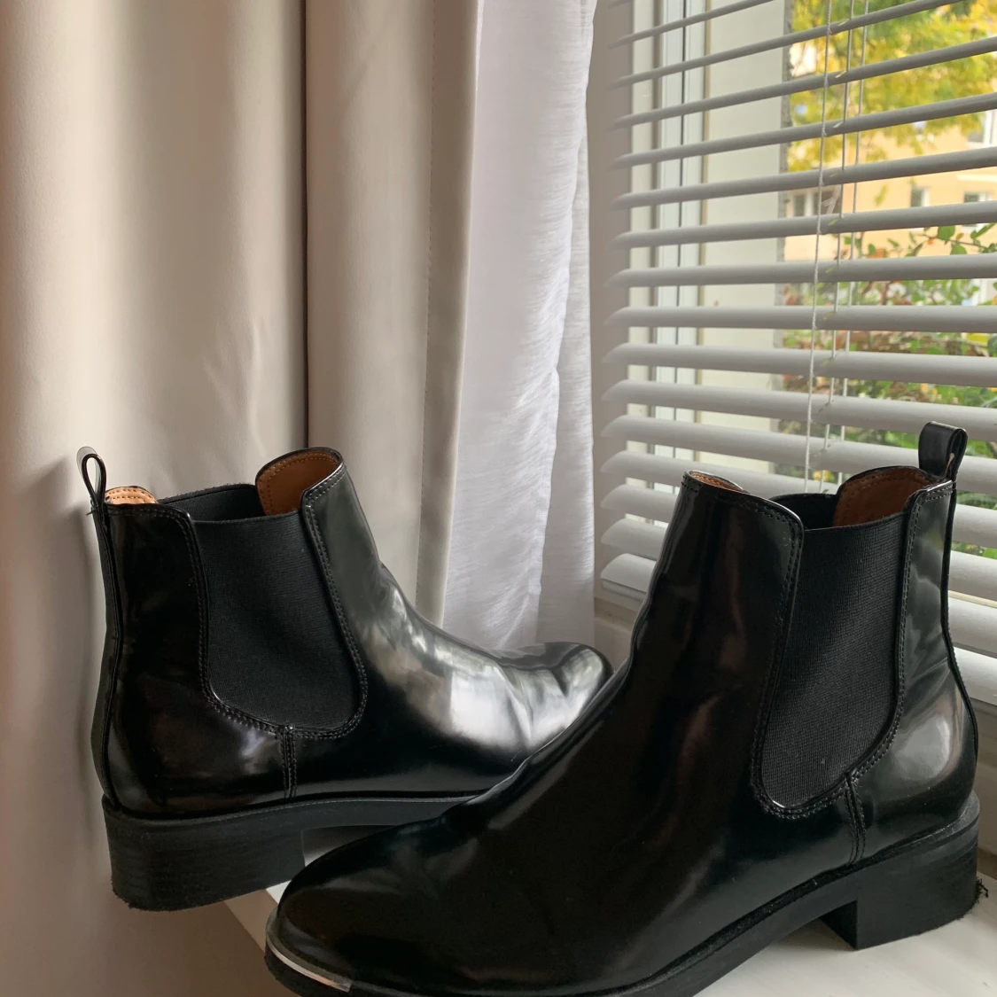 Svarta lackboots - 91