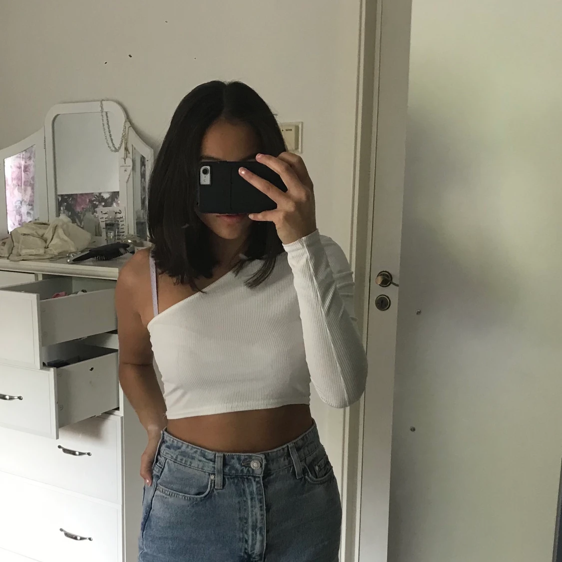One Shoulder crop top  - 90
