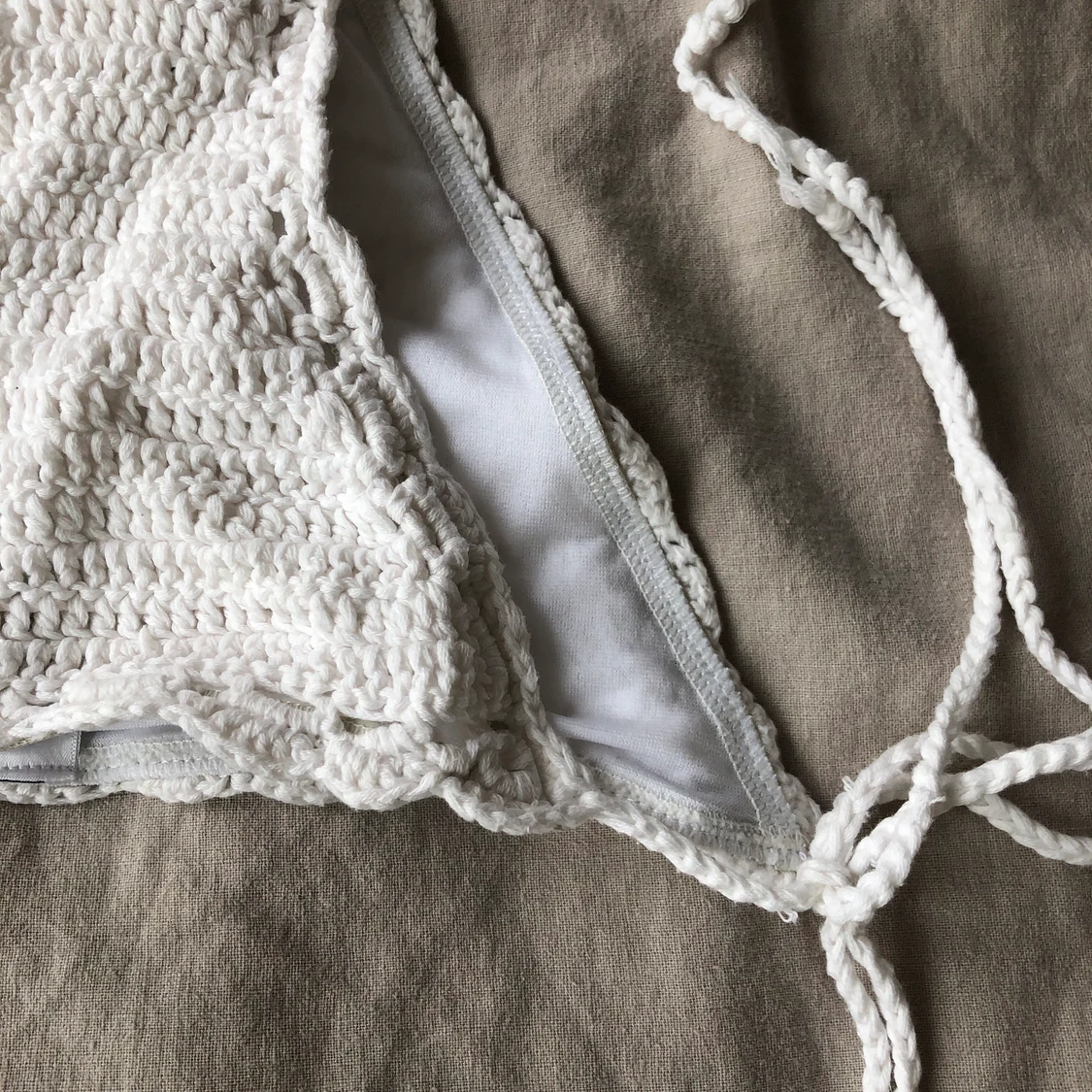 Virkad bikiniunderdel - 90