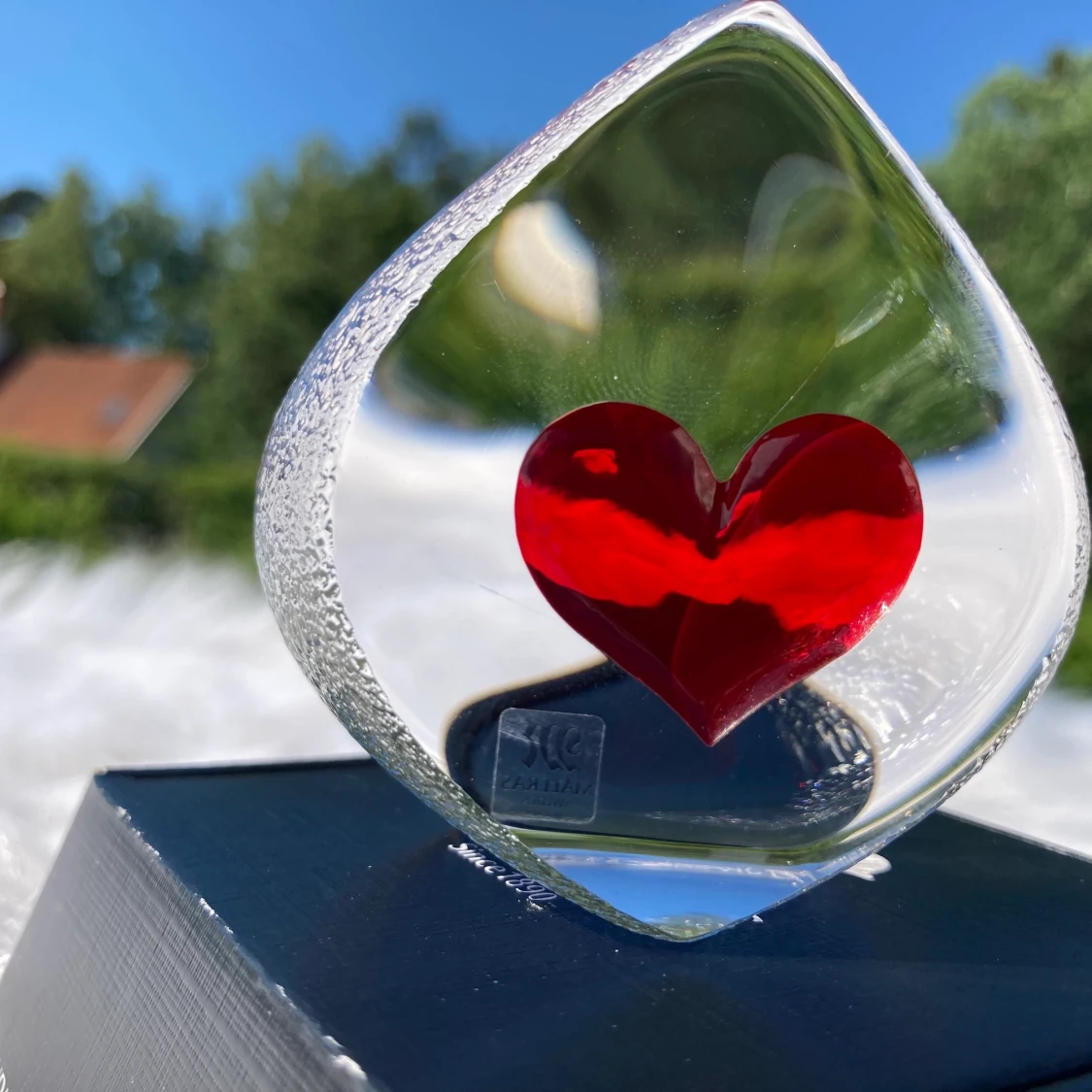 Målerås handmade Crystal Heart - 90