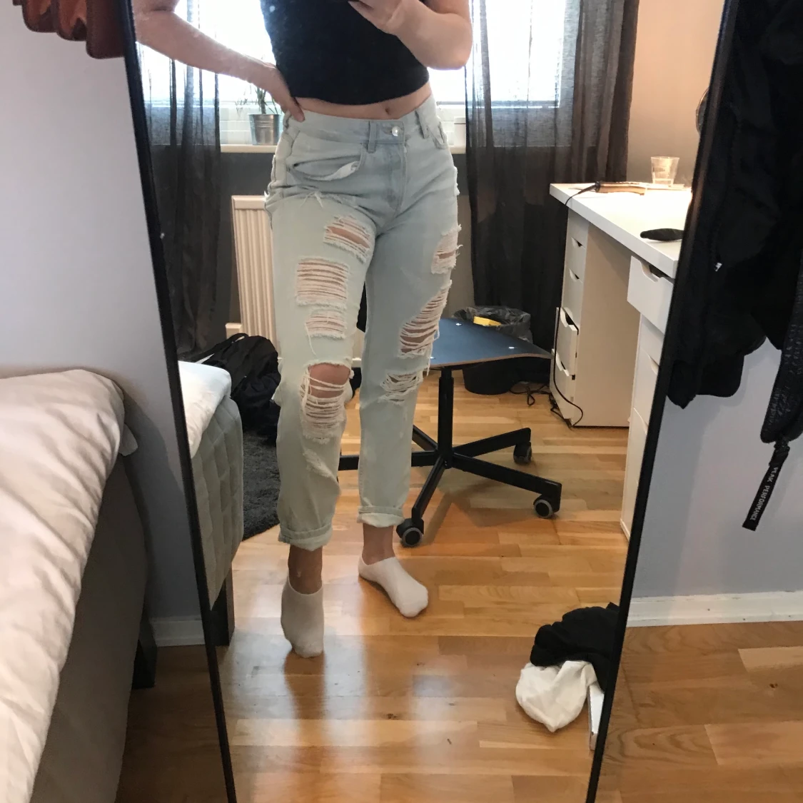 Jeans från H&M, strl 27/ M - 91