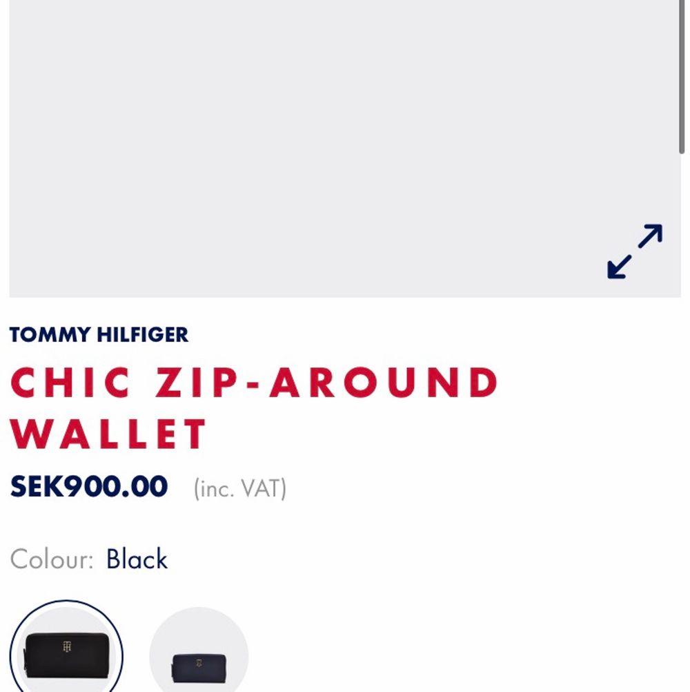 Oanvänd plånbok från Tommy Hilfiger. Fick den i present men hade redan liknande och säljer därför denna superfina plånbok! Prislappen sitter kvar och nypris är 900kr men denna är köpt på en outlet för $58 och säljer därför denna för 200kr! Frakt ca 50kr. Accessoarer.