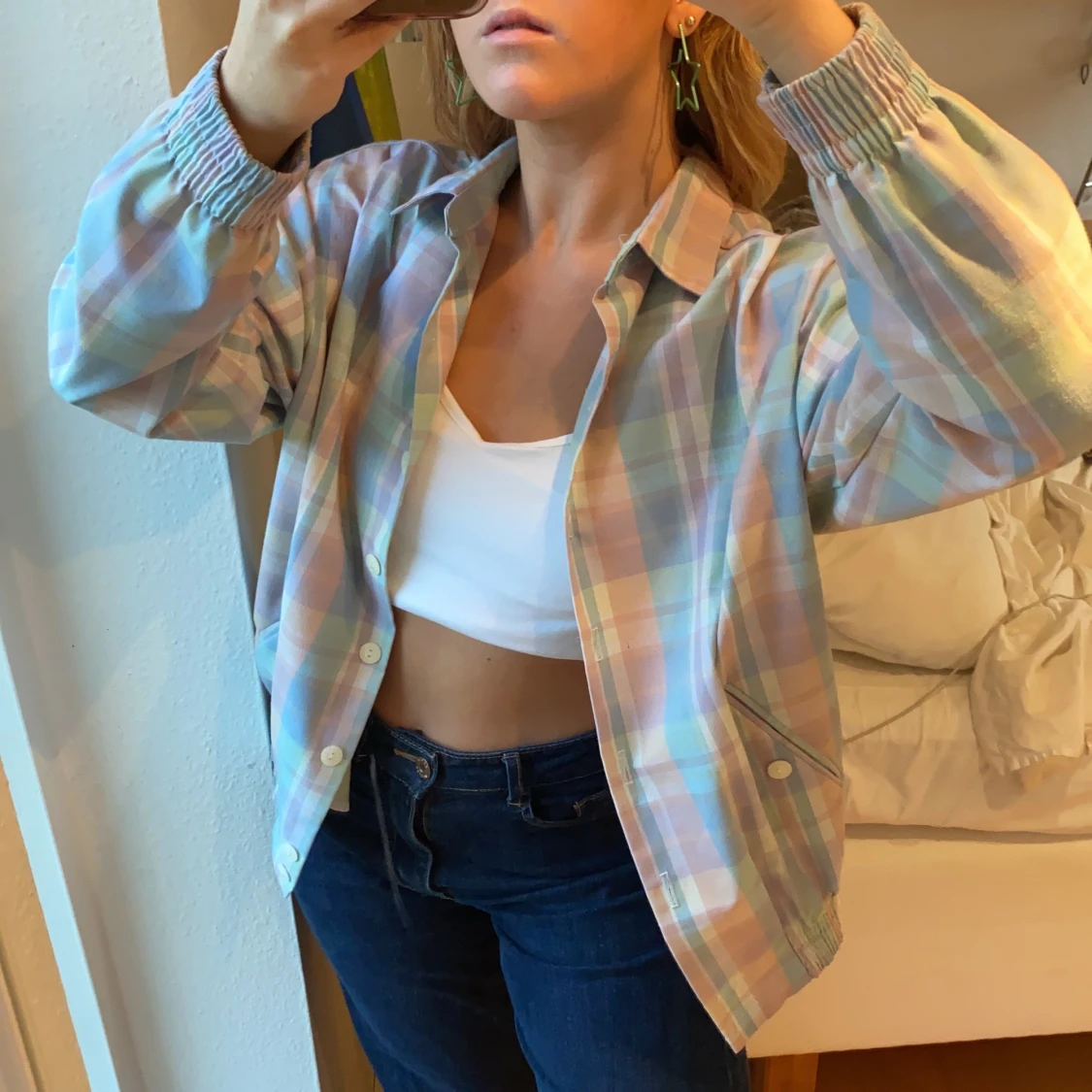 Pastellfärgad jacka - 90