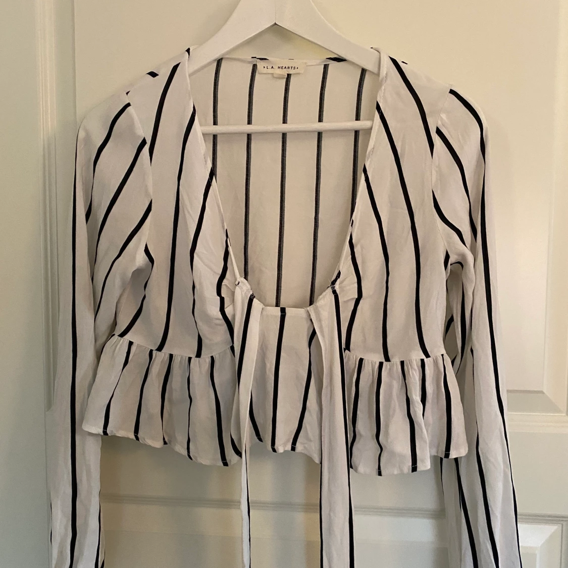 Blus med knyte  - 90