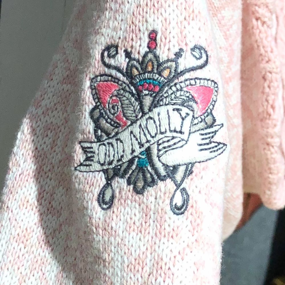 Nästan helt oanvänd Odd Molly kofta (Le Knit Cardigan Milky Pink) nypris 1800kr. Tröjor & Koftor.