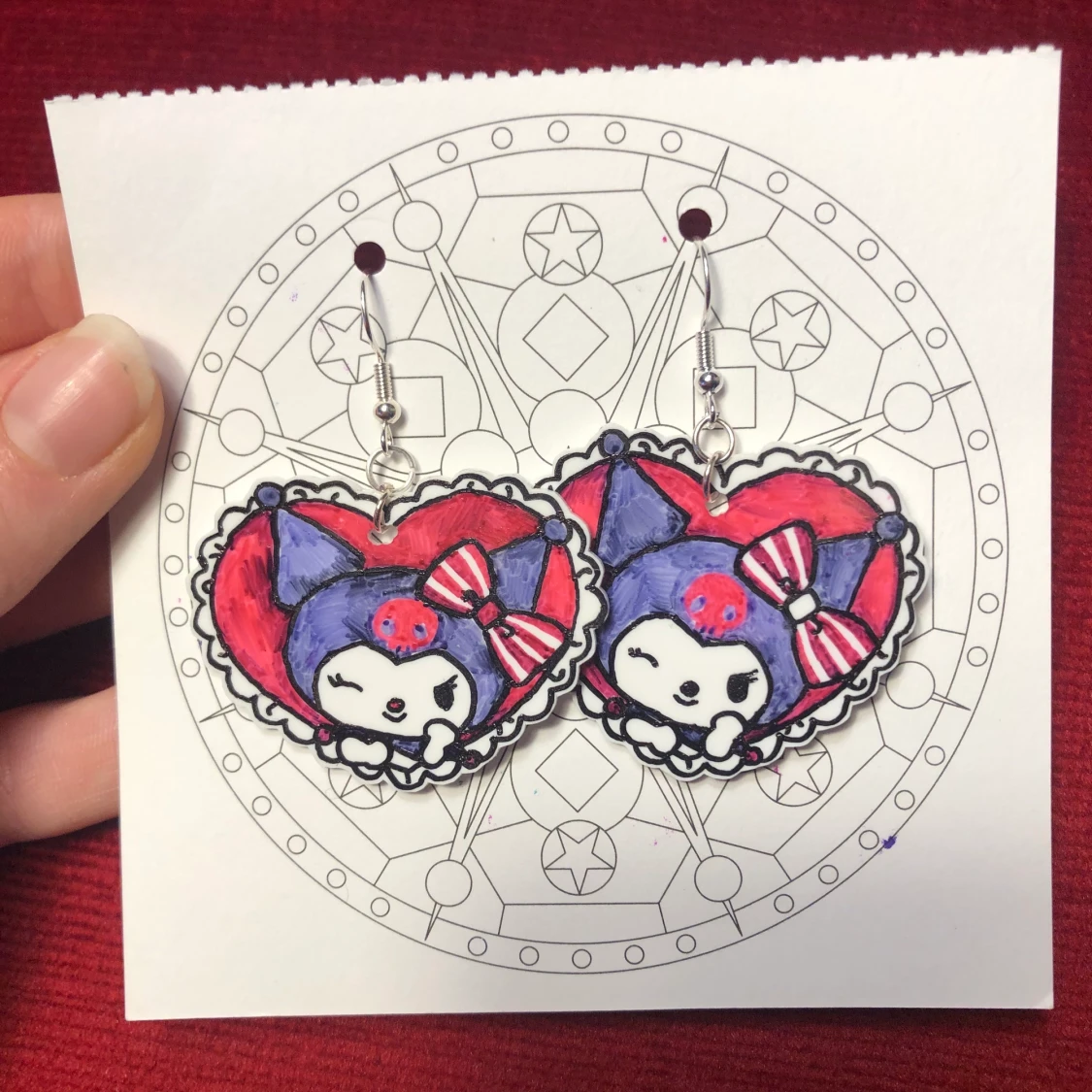 Örhängen Kuromi - 90