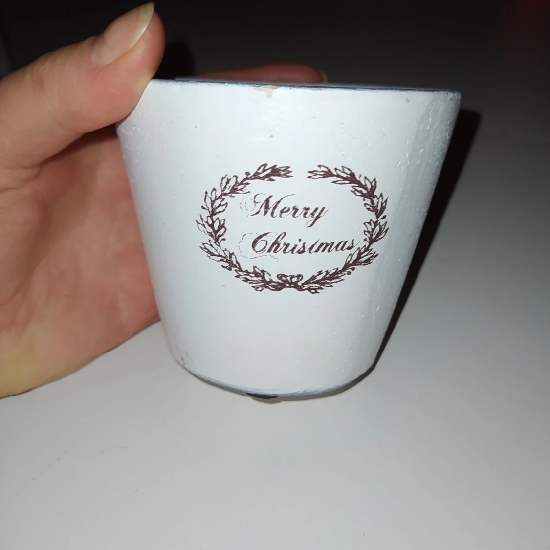 Liten julkruka chabbychic liknande.