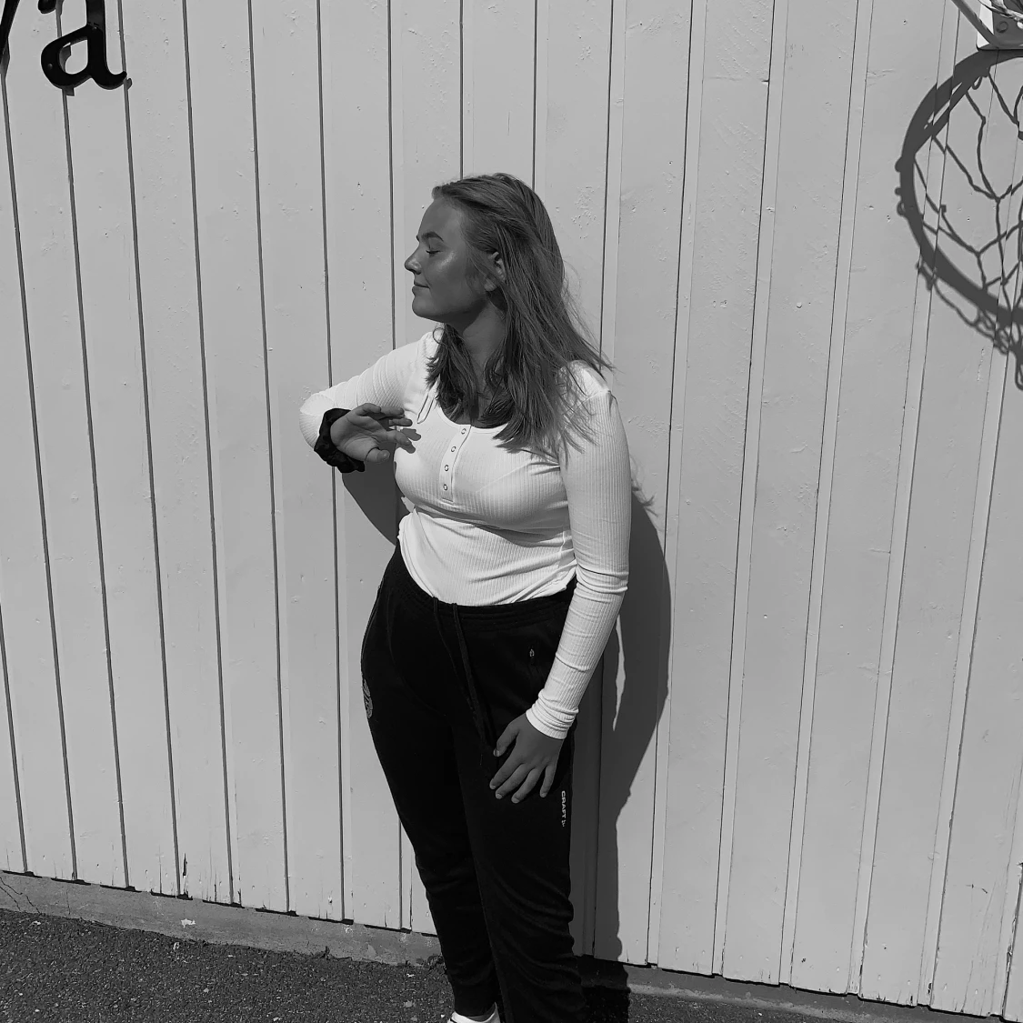 Vit tunn tröja - 90