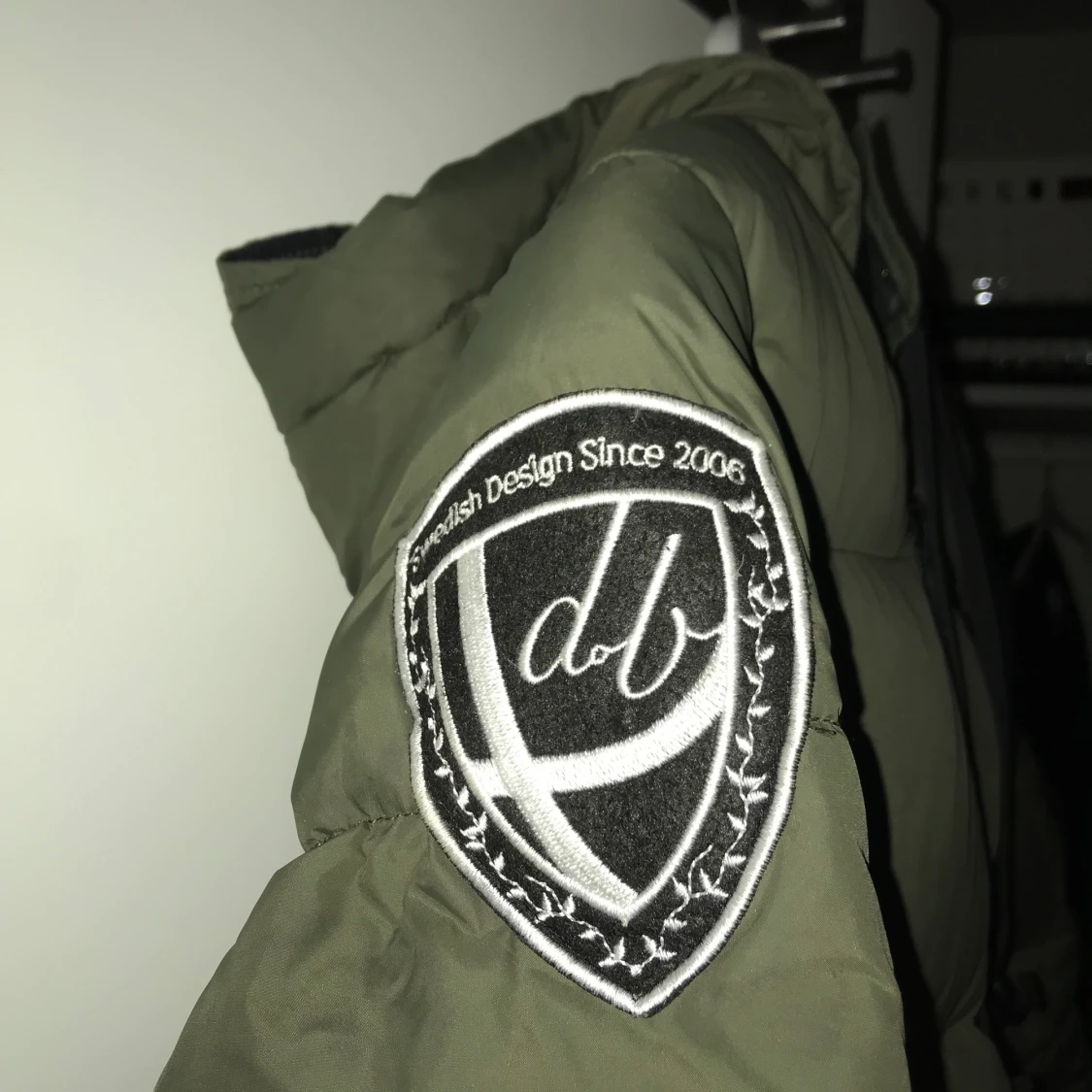 D brand jacka khaki grön XS - 91