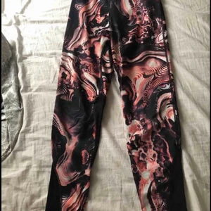 Nike PRO tights - Ett par koral rosa tränings tights.