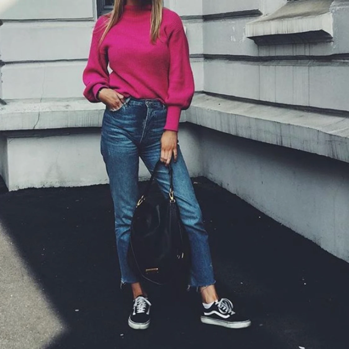 Stickad tröja från Gina Tricot