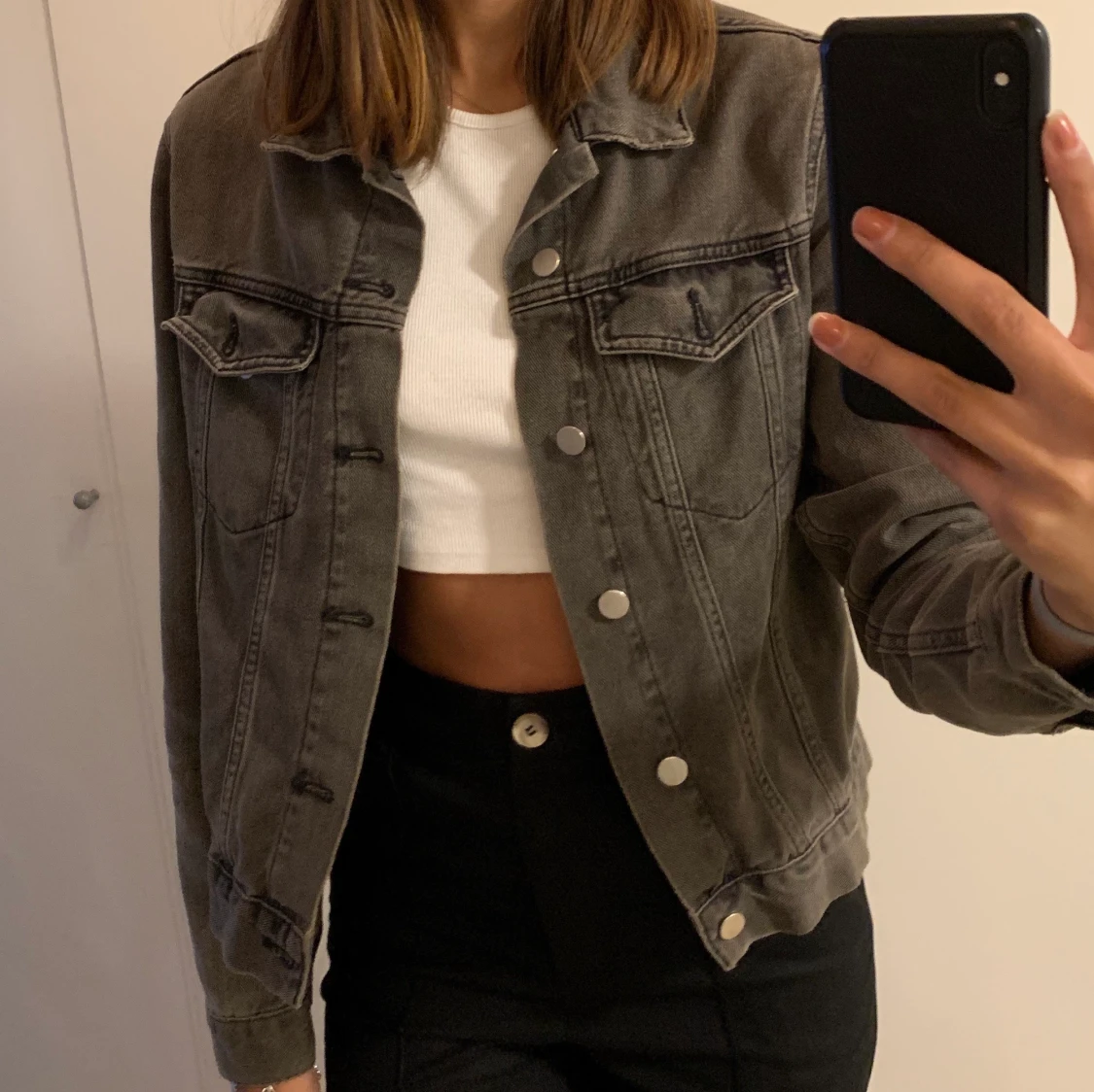 Jeansjacka, storlek S - 90