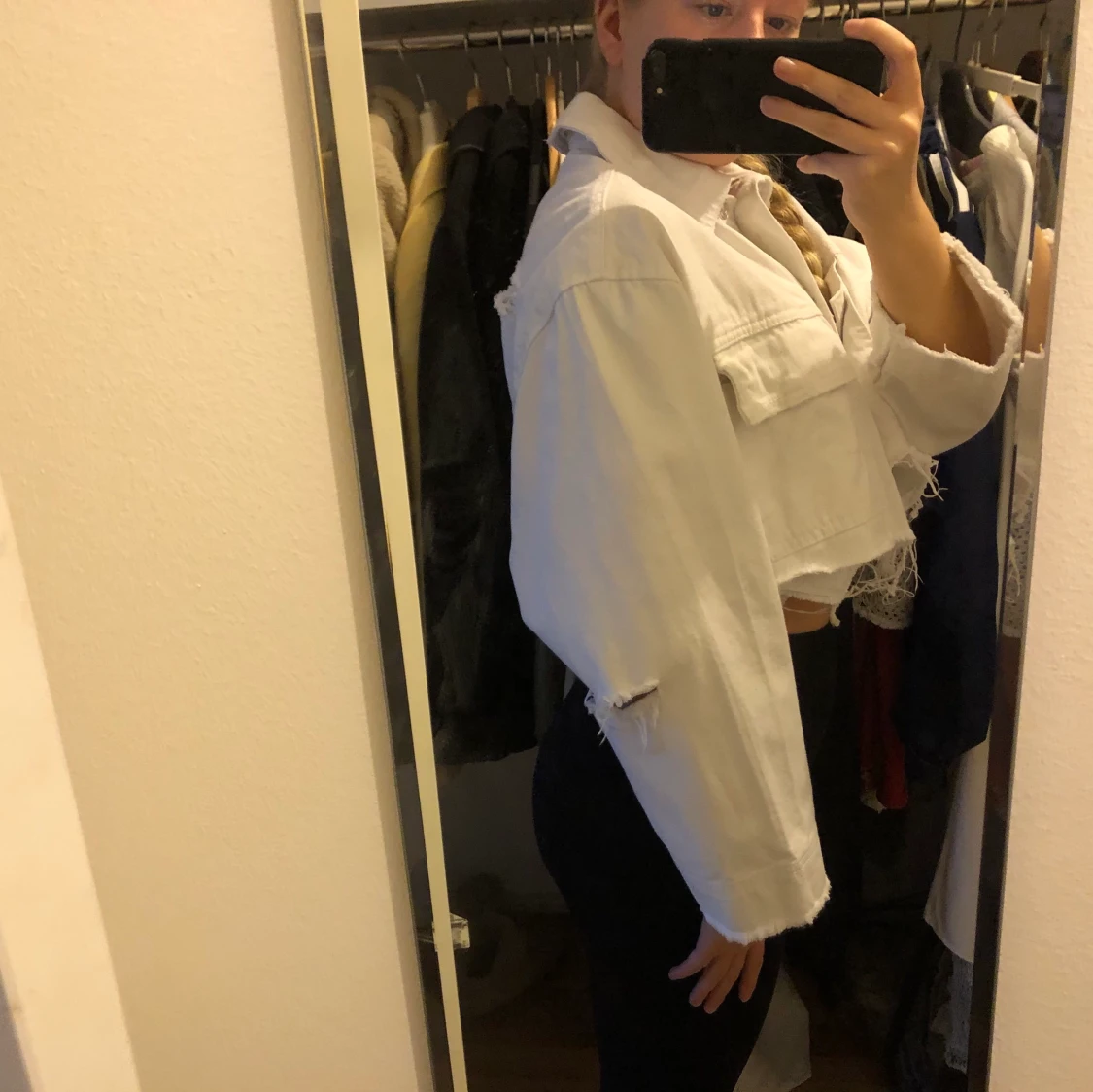 Vit jeansjacka från bershka!  - 90