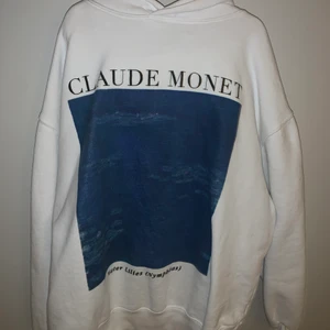 Hoodie - En hoodie i xs med claude monet målningen water lillies på. Köpt på pull&bear 