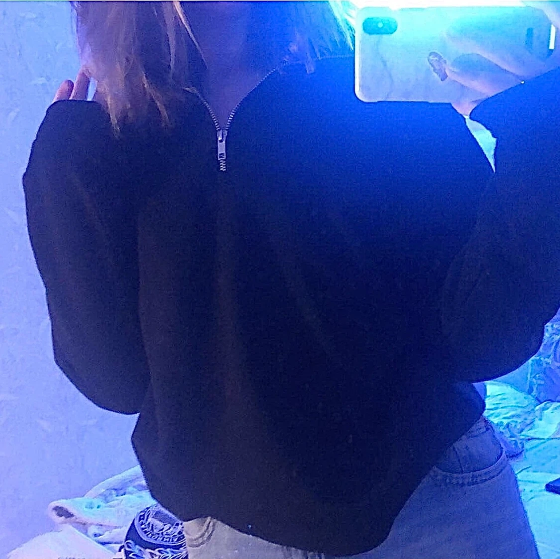 half zip sweatshirt  - 90