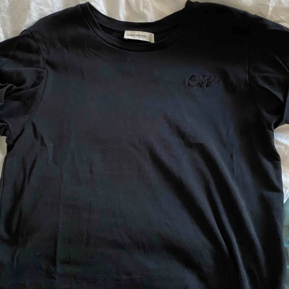Svart t-shirt från carin wester Jättefint skick, knappt använd Säljer då jag har för många svarta t-shirts😬. T-shirts.