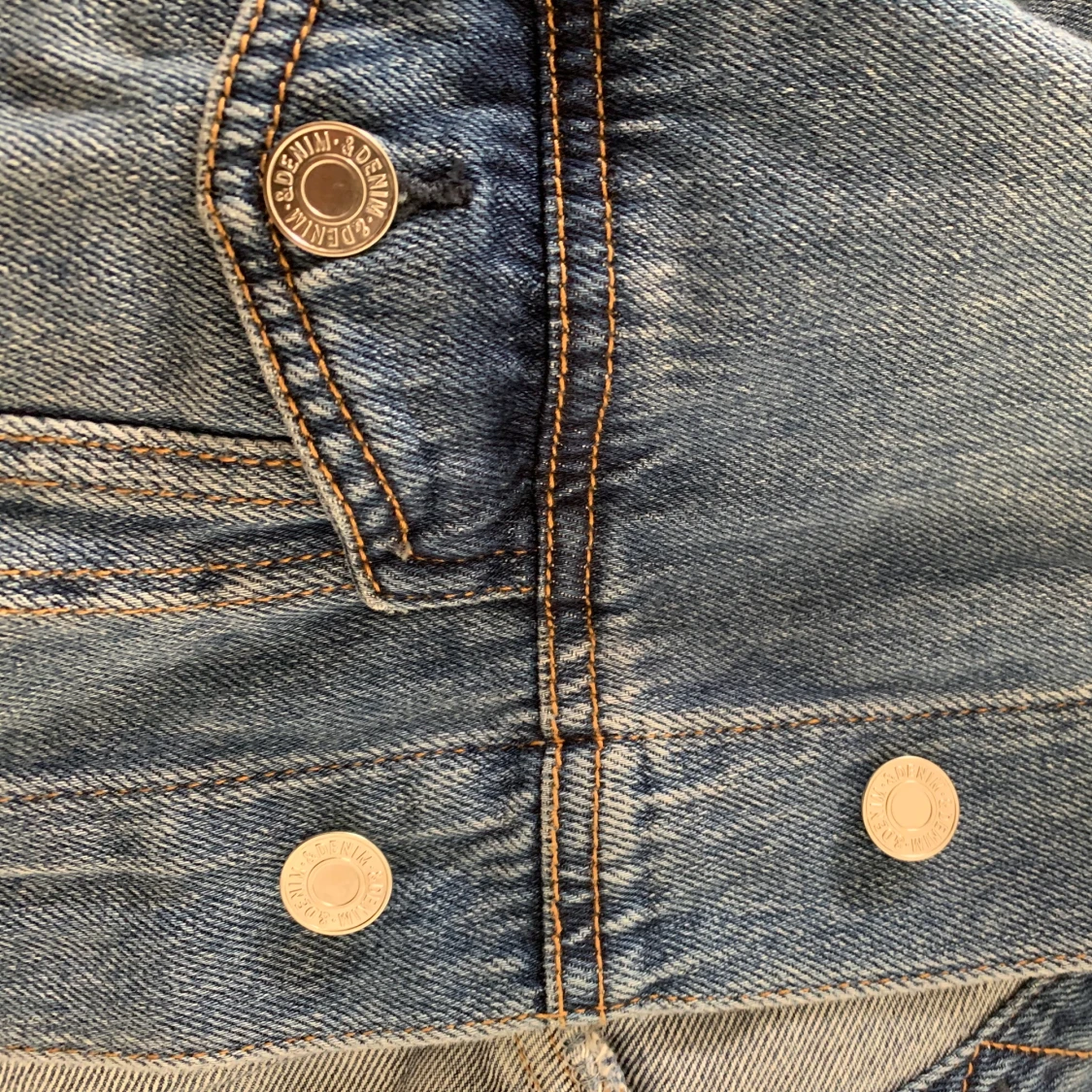 Oversized jeansjacka storlek 34 - 91