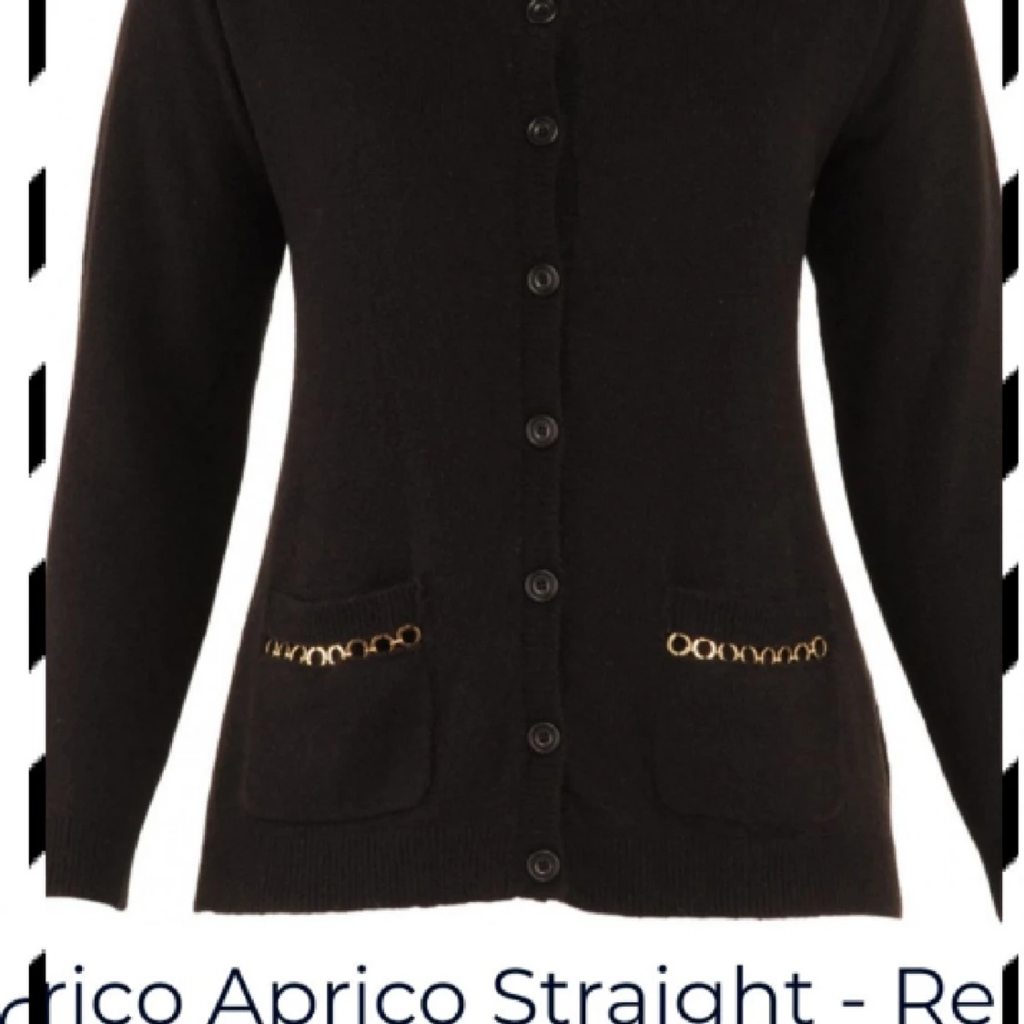 Apricio cardigan XL svart