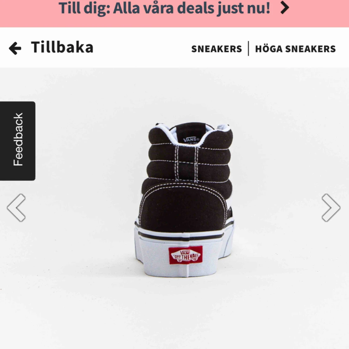 Höga vans old Skoog i plattform - 90