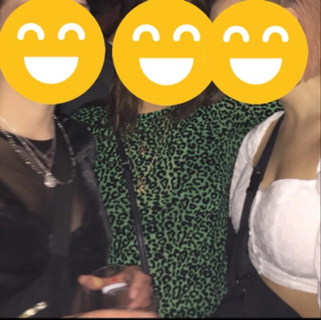 Grön leopardtopp - 90